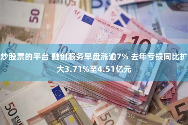 炒股票的平台 融创服务早盘涨逾7% 去年亏损同比扩大3.71%至4.51亿元