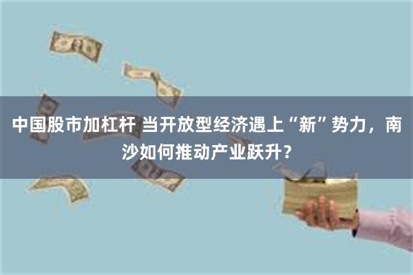 中国股市加杠杆 当开放型经济遇上“新”势力，南沙如何推动产业跃升？