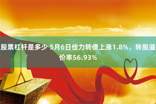 股票杠杆是多少 5月6日佳力转债上涨1.8%，转股溢价率56.93%