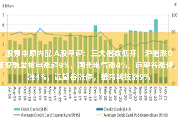 股票中原内配 A股早评：三大指数低开，沪指跌0.05%，可控核聚变融发核电涨超9%，国光电气涨4%，远望谷涨停，雄帝科技涨9%