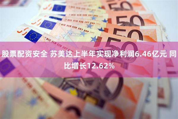 股票配资安全 苏美达上半年实现净利润6.46亿元 同比增长12.62%