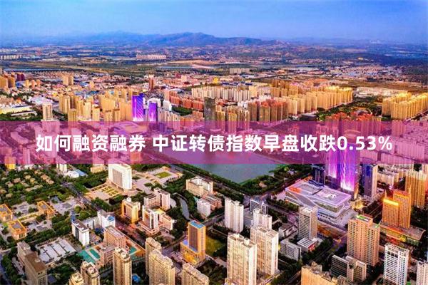 如何融资融券 中证转债指数早盘收跌0.53%