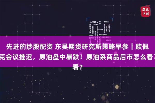 先进的炒股配资 东吴期货研究所策略早参｜欧佩克会议推迟，原油盘中暴跌！原油系商品后市怎么看？